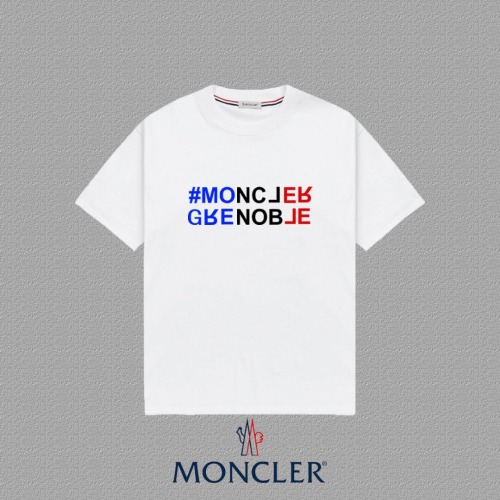 Moncler 2025FW Logo Print Short Sleeve T-Shirt, High-End Cotton Fabric 1 Moncler 2025FW Logo Print Short Sleeve T-Shirt, High-End Cotton Fabric