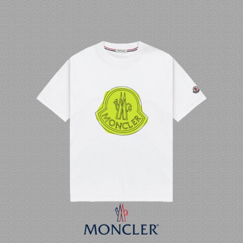 Moncler 2025FW Logo Print Short Sleeve T-Shirt Unisex Heavy Fabric 1 Moncler 2025FW Logo Print Short Sleeve T-Shirt Unisex Heavy Fabric