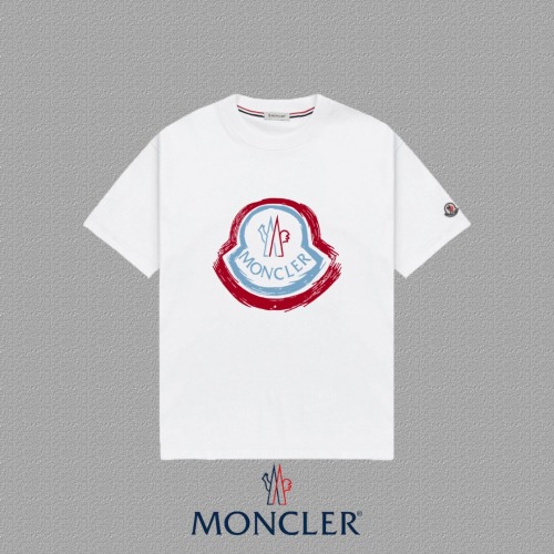 Moncler 2025FW Logo Print Short Sleeve T-Shirt, Unisex Design, High-End Fabric 1 Moncler 2025FW Logo Print Short Sleeve T-Shirt, Unisex Design, High-End Fabric