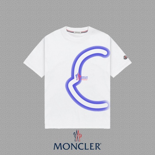 Moncler 2025FW Short Sleeve T-Shirt Badge + Logo Print Heavyweight Fabric 1 Moncler 2025FW Short Sleeve T-Shirt Badge + Logo Print Heavyweight Fabric
