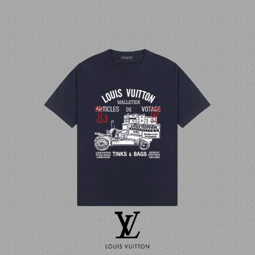 Louis Vuitton 2025 Spring/Summer Short Sleeve T-Shirt - Unisex Cotton Tee 1 Louis Vuitton 2025 Spring/Summer Short Sleeve T-Shirt - Unisex Cotton Tee