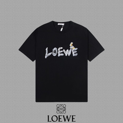 Loewe 2025FW Short Sleeve T-Shirt with Logo Print - Unisex Heavyweight Fabric 1 Loewe 2025FW Short Sleeve T-Shirt with Logo Print - Unisex Heavyweight Fabric