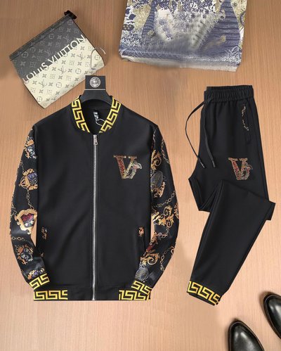 Versace Knockoff Clothing Two Piece Outfits & Matching Sets Fall/Winter Collection Fashion Hooded Top