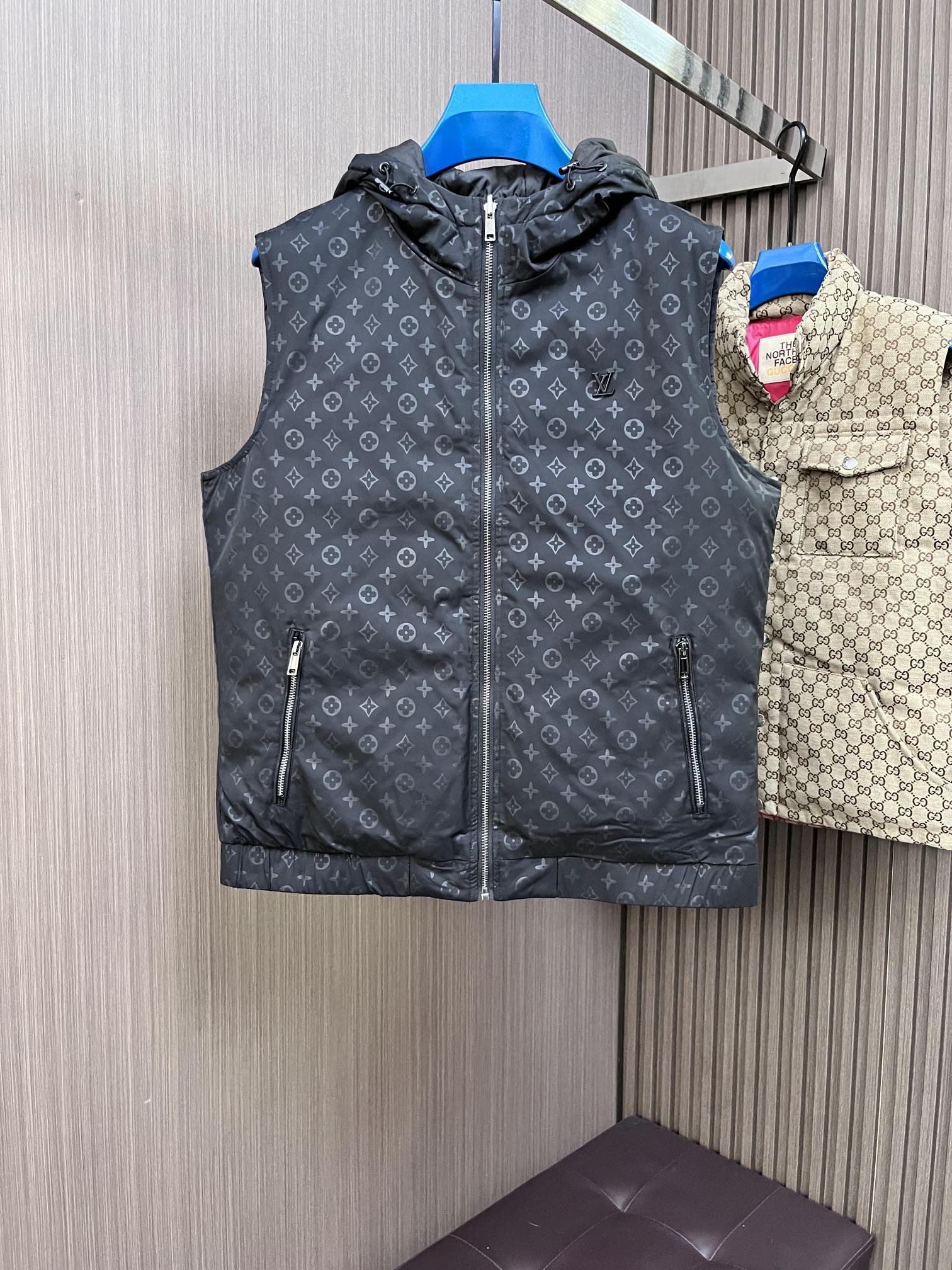 Louis Vuitton Clothing Waistcoat Cotton Down Fall/Winter Collection Fashion Casual