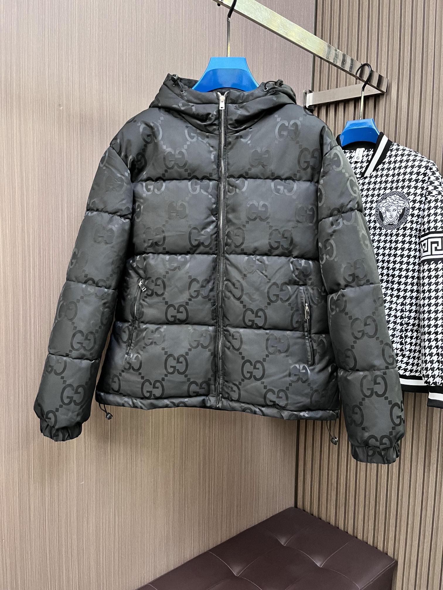 Gucci Clothing Coats & Jackets Cotton Down Fall/Winter Collection Fashion Casual