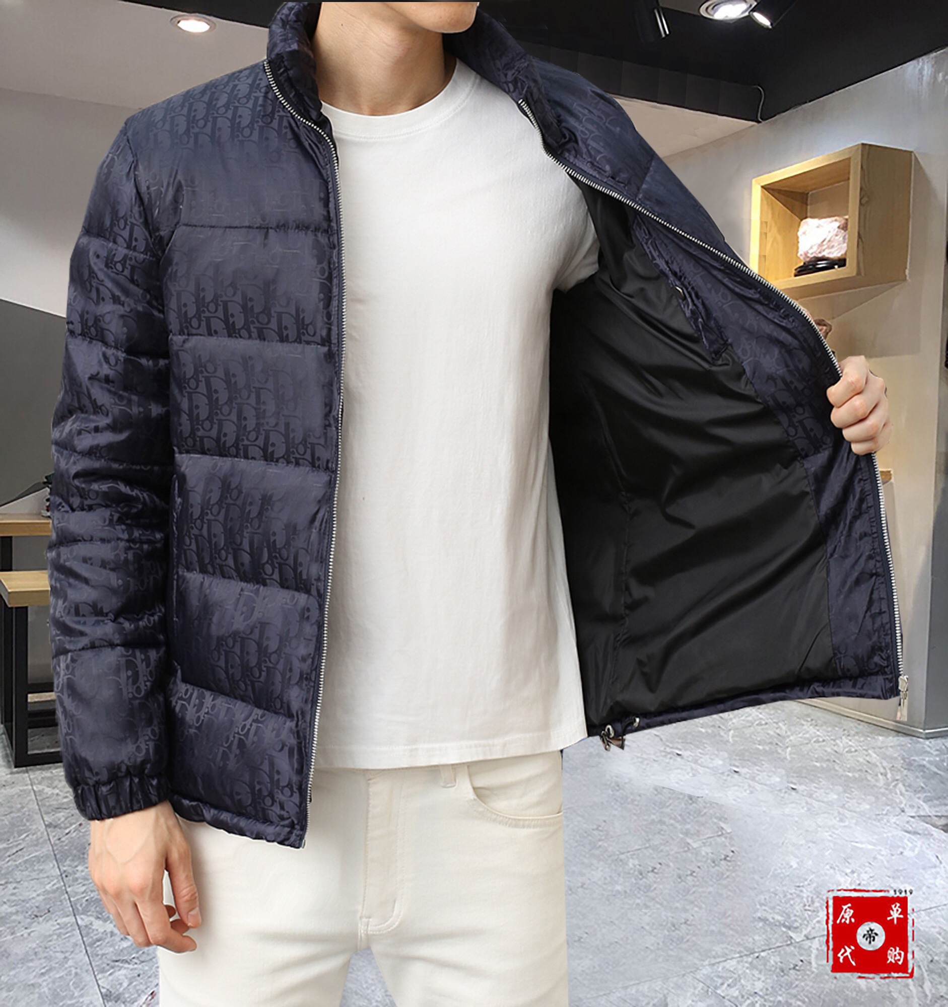 ， 迪奥 秋冬新款🆕情侣款羽绒服 原版11订制五金配件、全进口原版定制、 欢迎专柜对比✨ 绝对的高品质 