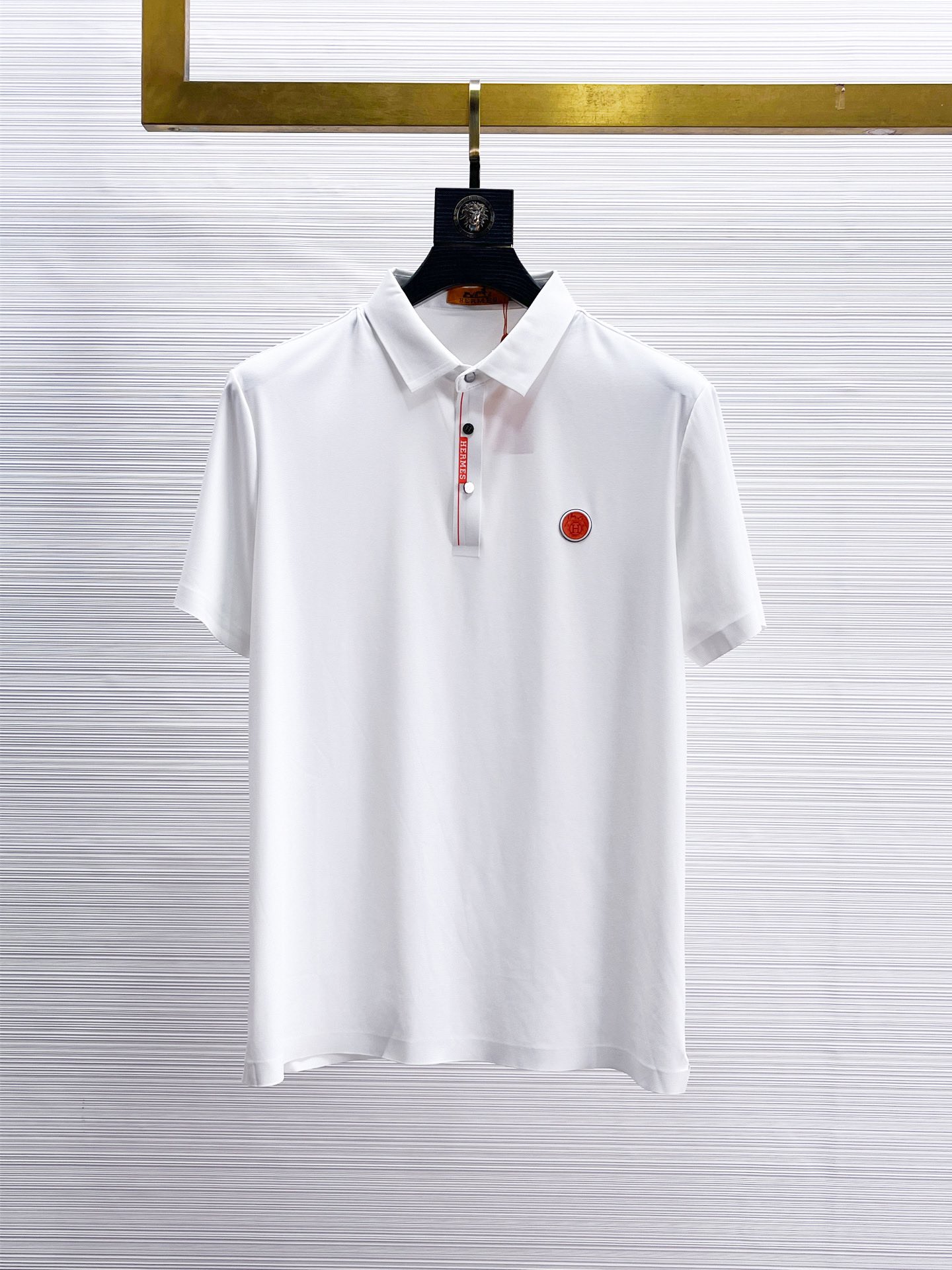 2024 Replica Wholesale Ventes bon marché en ligne
 Hermes Vêtements Polo T-Shirt Blanc Série d’été Manches courtes
