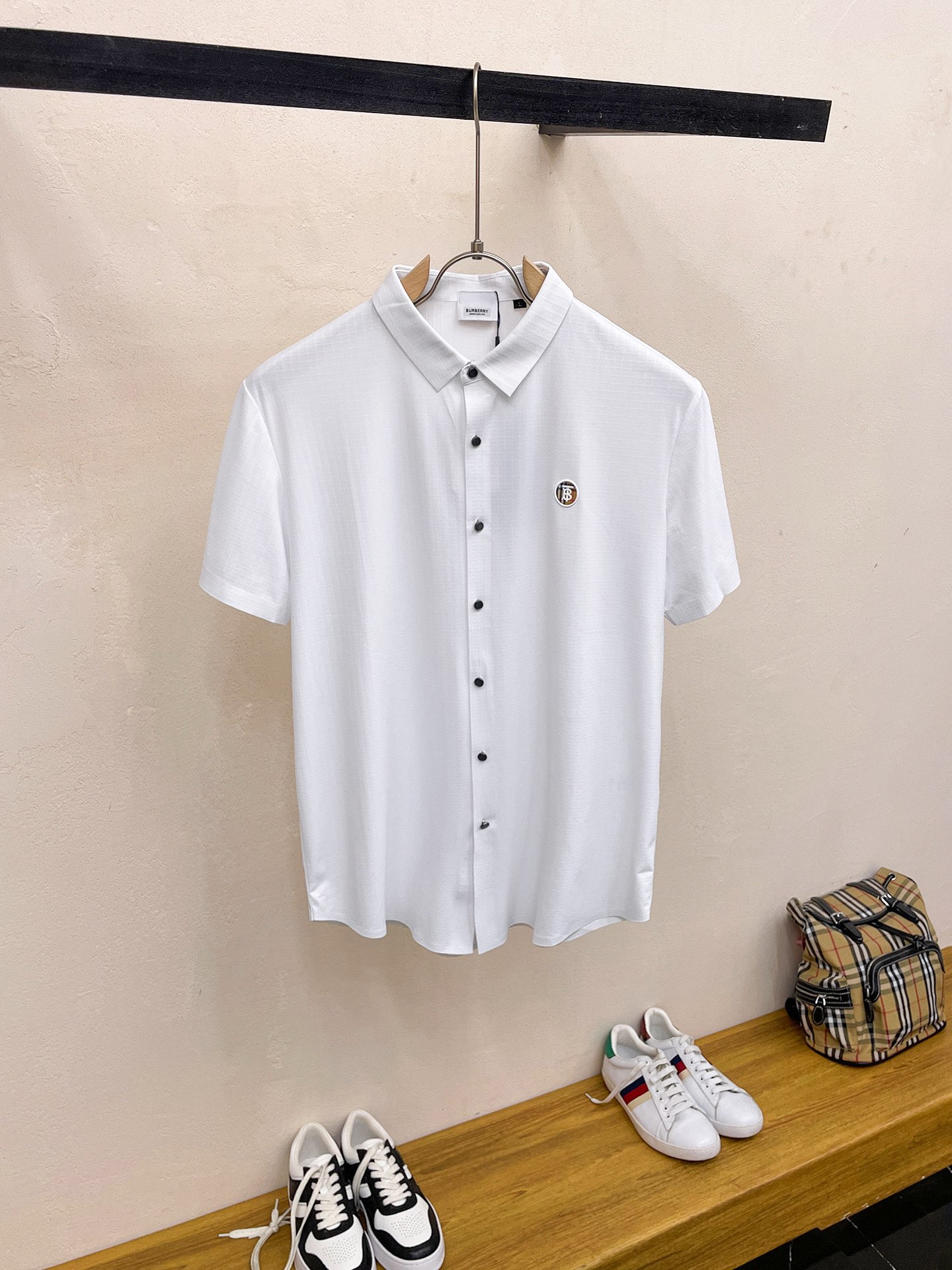 Burberry Clothing Shirts & Blouses Replicas Buy Special
 White Summer Collection Casual