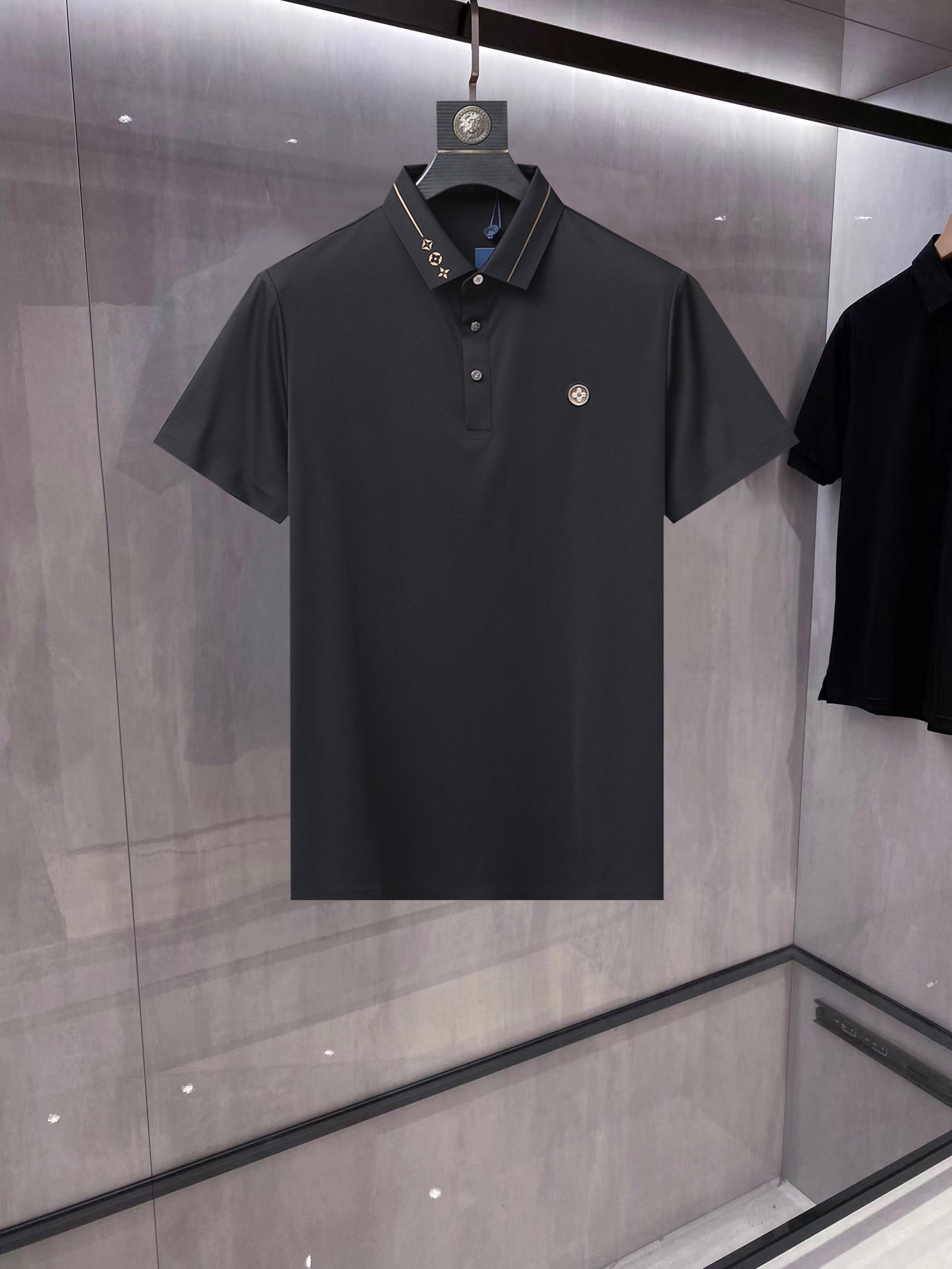 Louis Vuitton Kopen Kleding Polo T-Shirt Wit Zomercollectie Korte mouw