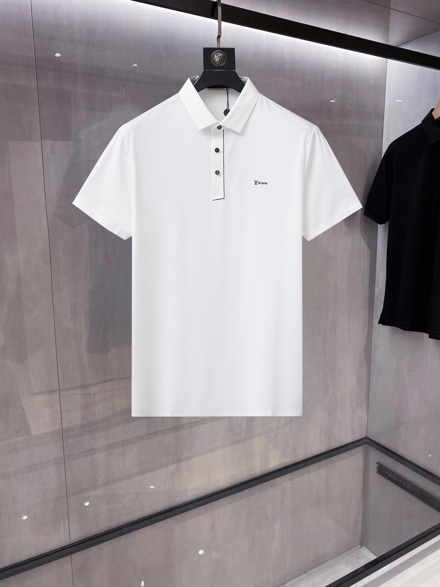 Louis Vuitton Luxe
 Kleding Polo T-Shirt Wit Zomercollectie Korte mouw