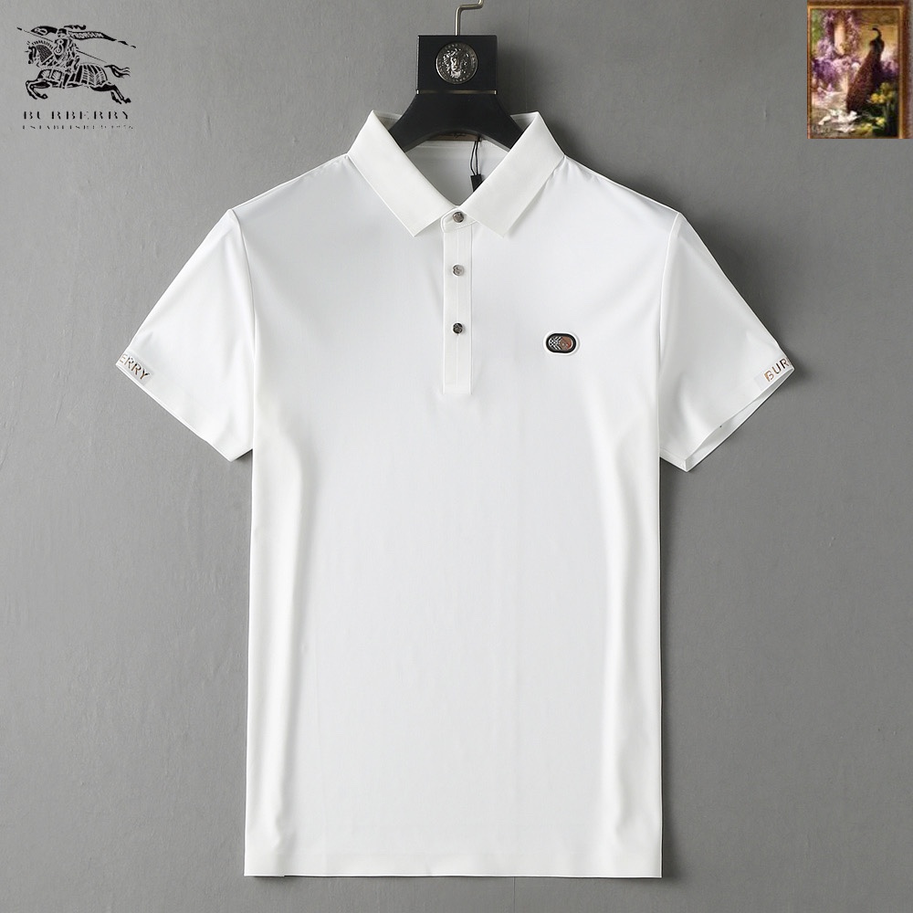 NO:136529,Burberry, high-end business, white-collar workers, must-have items for individuals in the unit!  Seizure-free pressed gel ice silk casual business short-sleeved Polo, technology fabric, ice silk traceless, very good body feel, smooth feel and great texture!  Good elasticity, no sense of restraint, the fabric has its own breathable mesh, moisture absorption and sweating, quick drying and keeping it dry, small lapel placket-breasted design, showing a straight posture, not soft pedal, simple style, can be used for business and leisure, highly recommended!  High-elastic ice silk, the touch is as smooth as jade silk, clean and neat, and elegant and gentlemanly. The high-end materials are the key to the fabric, the quality control must be used. The feel is extremely delicate and smooth, the fabric has a good gloss and upper body skeleton feel, so we can greet mature and quality men's clothing!  Sweat in summer and dry in seconds, a brand new experience Business commuting and leisure M-4XL, burberry, T-shirt, alexander wang19860909巴宝莉 高端商务 白领 单位人士必入单品！ 无痕压胶冰丝休闲商务短袖Polo,科技面料,冰丝无痕,体感非常棒,手感顺滑质感很棒！弹性好,无任何束缚感,面料自带透气网孔,吸湿排汗,速干保持干爽,小翻领门襟排扣设计,展露挺拔姿态,不软踏,简约款式,商务休闲都可驾驭,强烈推荐！高弹冰丝,触感堪比玉蚕丝一样丝滑,干净利落,儒雅绅士风度.高级材质,重点就是面料上,品控的必上,手感极其细腻光滑,面料光泽感和上身骨架感好,打招成熟品质男装！夏天出汗秒干,全新体验 商务通勤休闲 M-4XL,,burberry,T-shirt,alexander wang,Men's clothing
