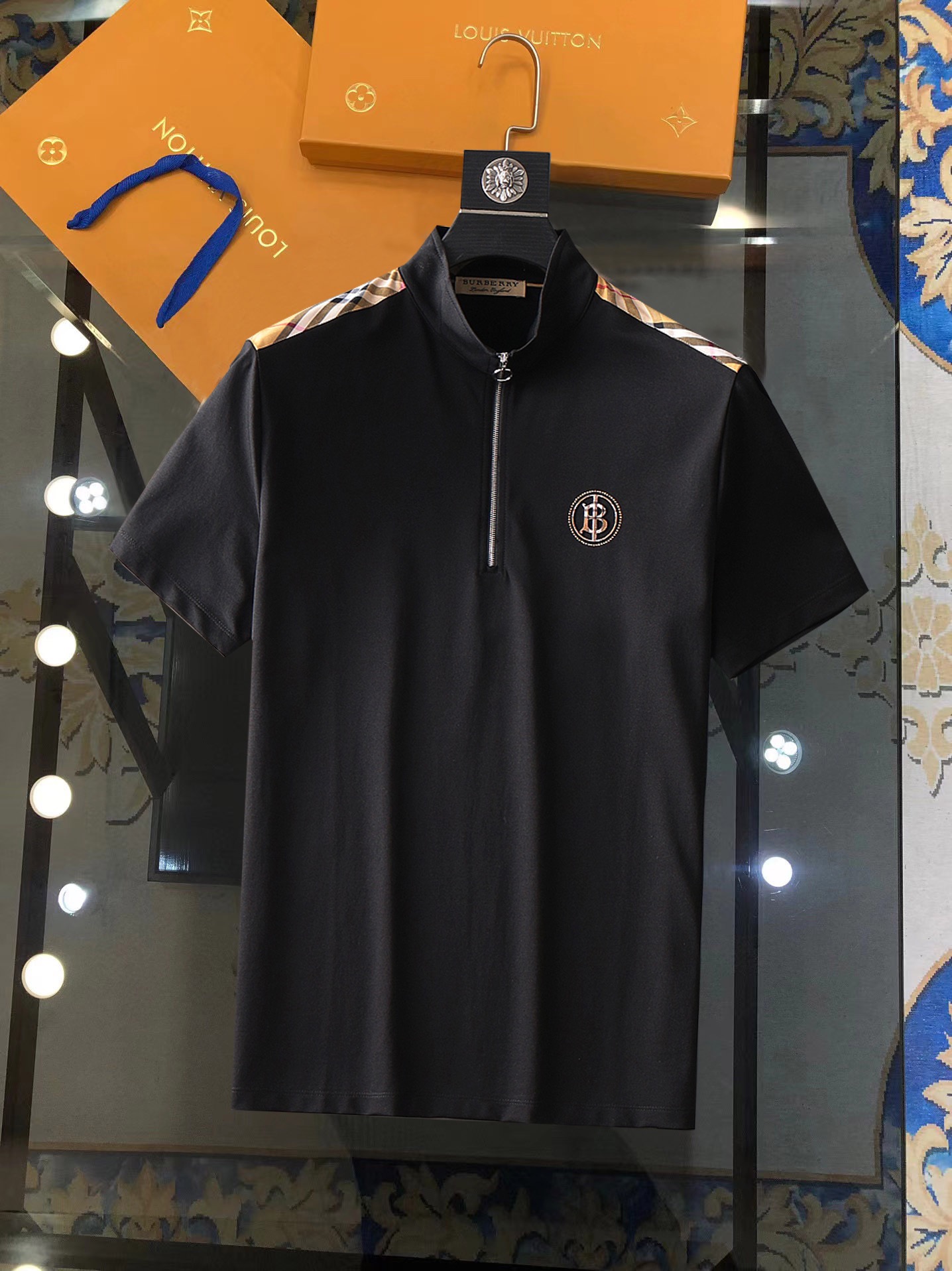 Burberry Kleding Polo T-Shirt Wit Zomercollectie Korte mouw