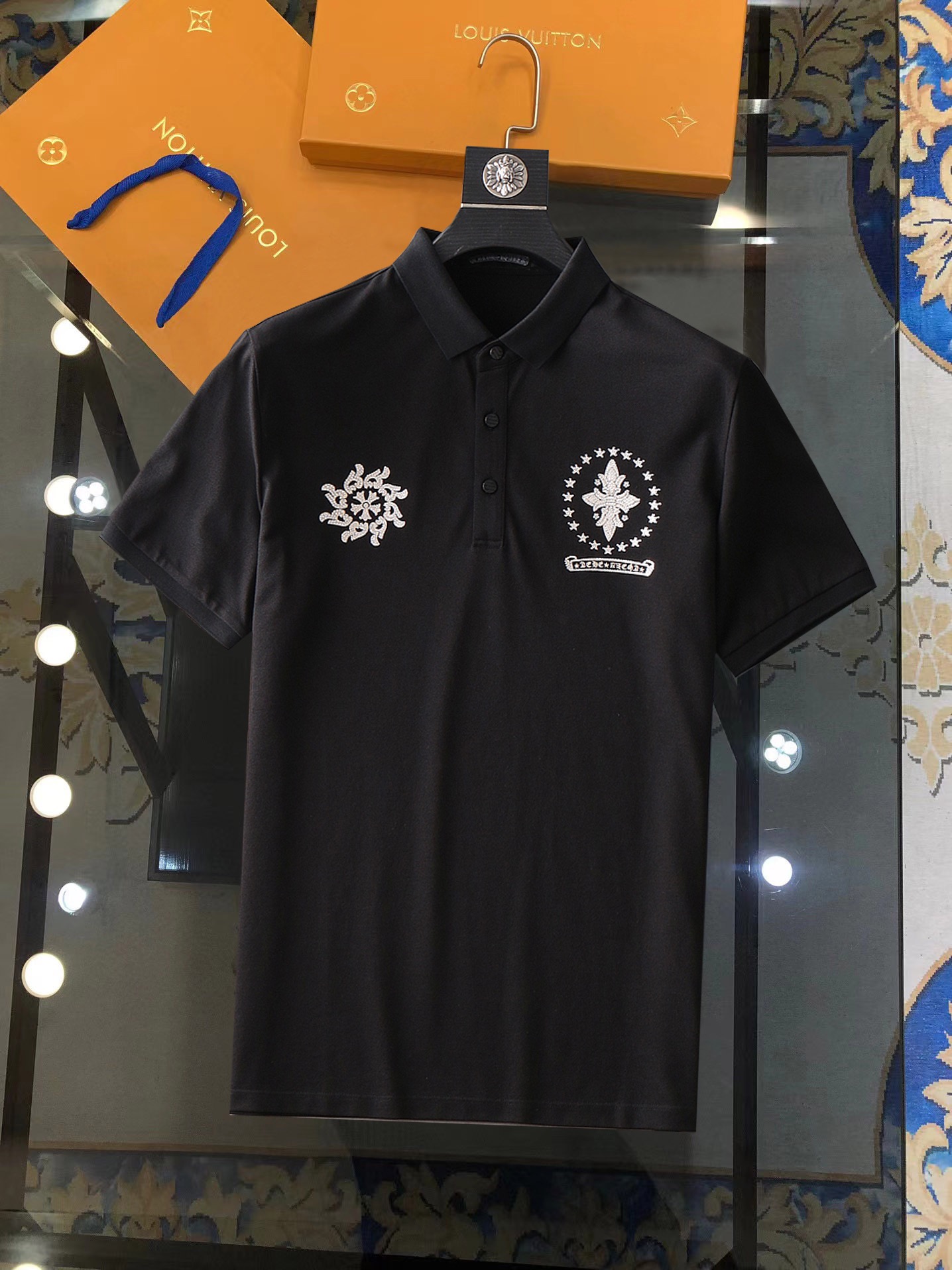 Chrome Hearts Kleding Polo T-Shirt Wit Zomercollectie Korte mouw