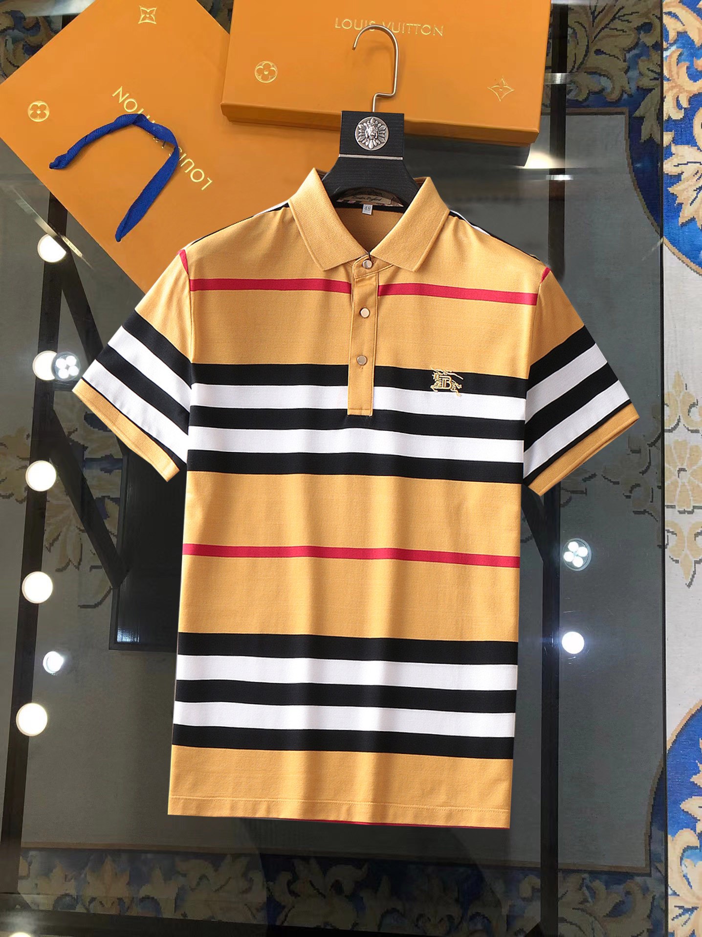 Burberry Kleding Polo T-Shirt Wit Zomercollectie Korte mouw