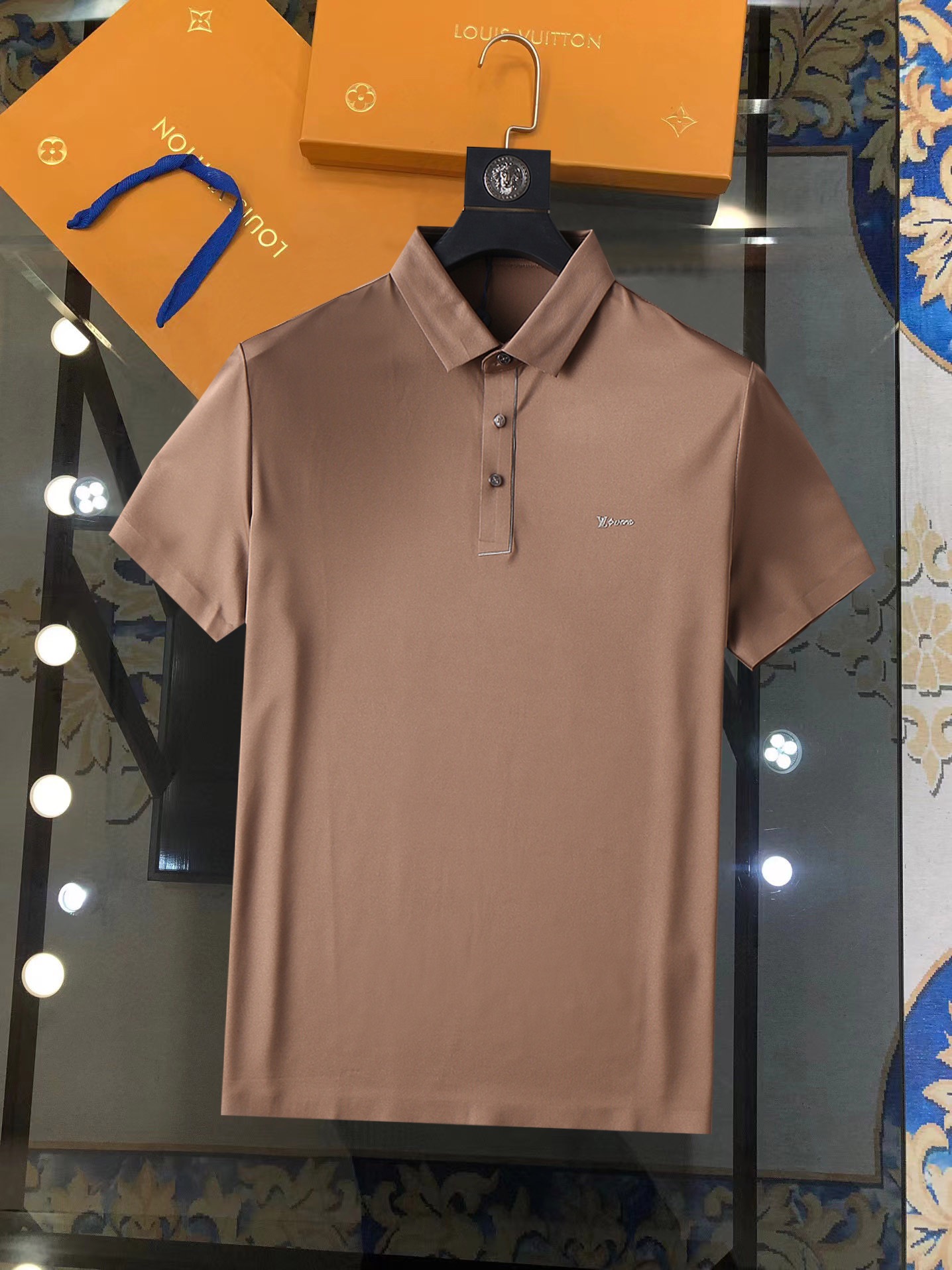 Louis Vuitton Kleding Polo T-Shirt Uitlaatverkoopwinkel
 Wit Zomercollectie Korte mouw