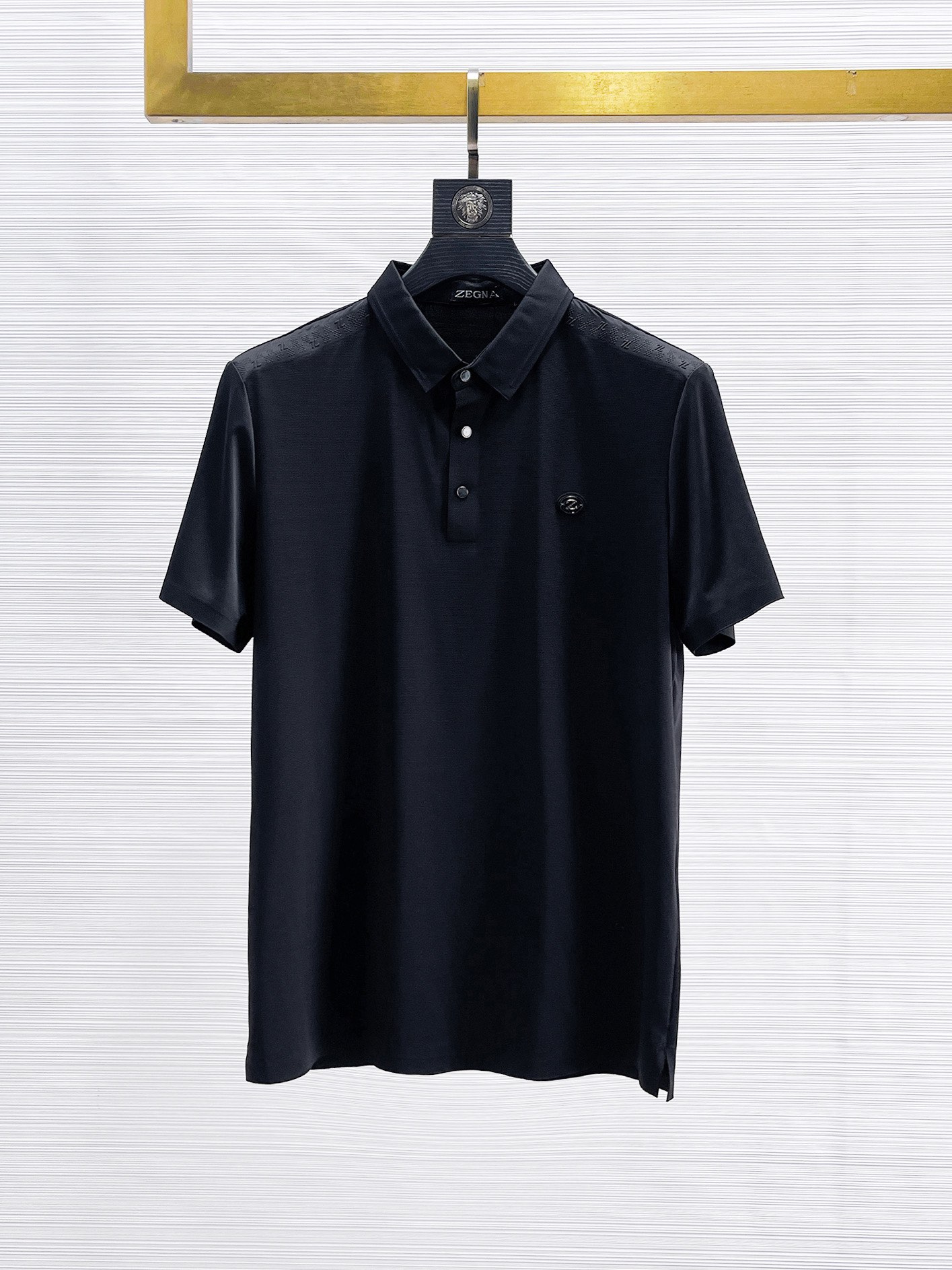 Zegna Kleding Polo T-Shirt Koop de beste kwaliteit replica
 Wit Zomercollectie Korte mouw