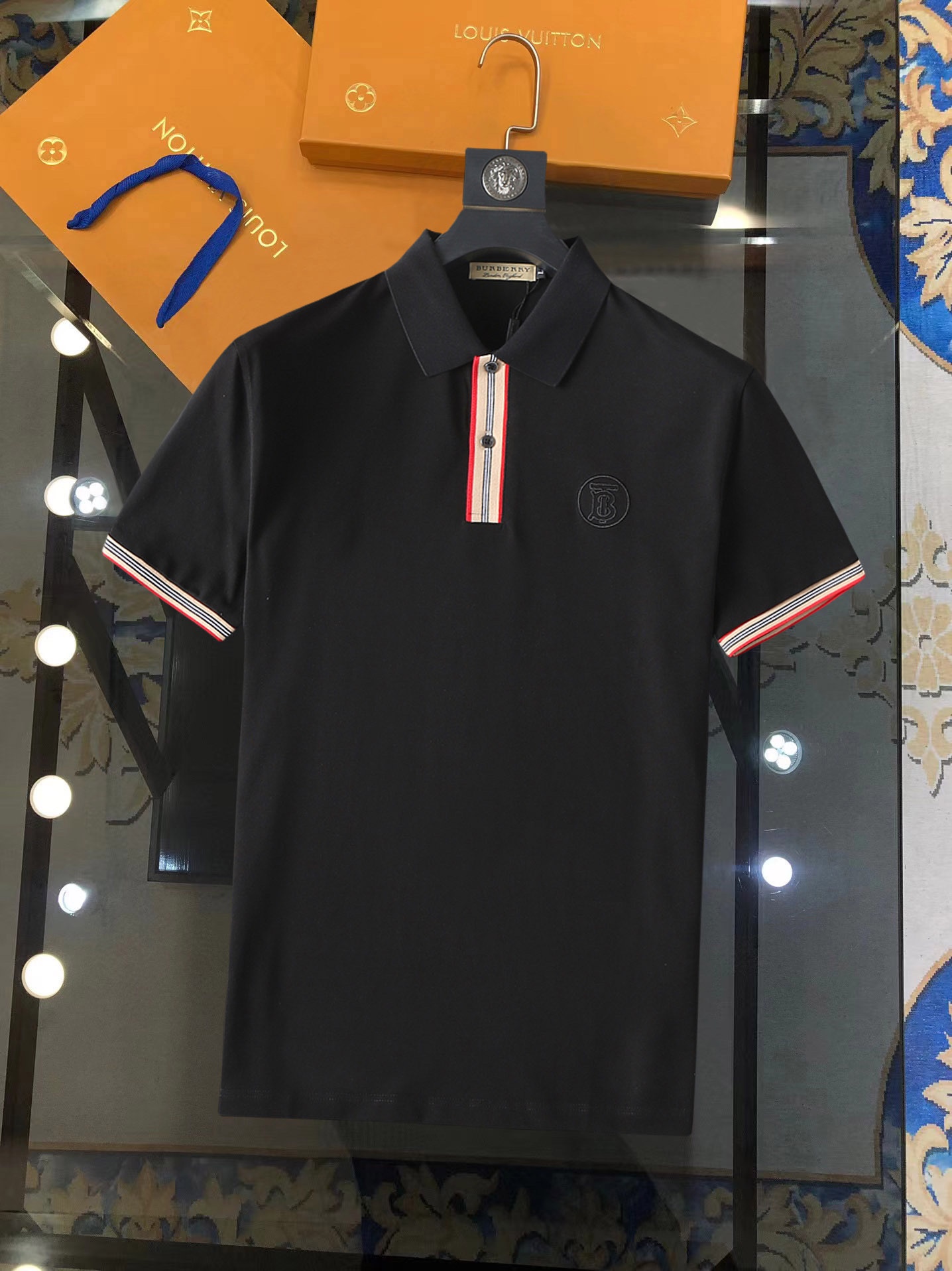 Burberry Kleding Polo T-Shirt Wit Zomercollectie Korte mouw