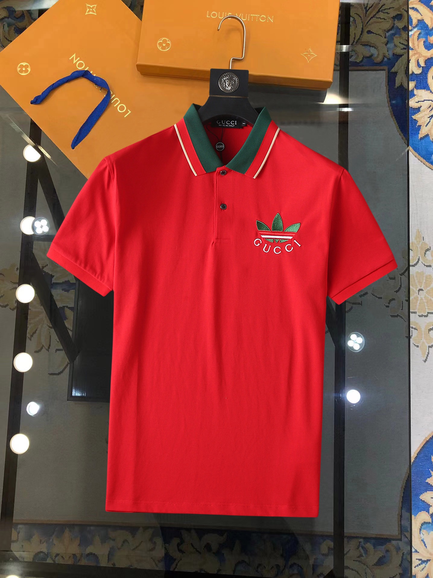 Gucci Kleding Polo T-Shirt Wit Zomercollectie Korte mouw