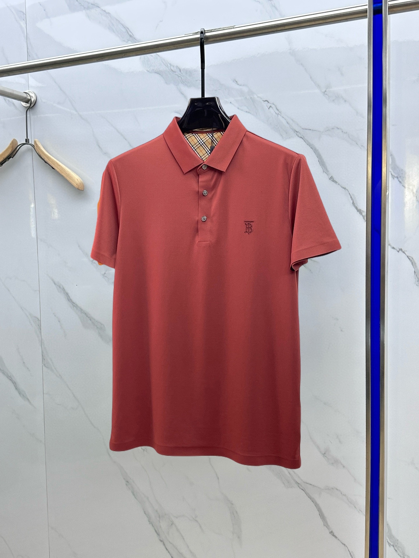 Burberry Kleding Polo T-Shirt Wit Zomercollectie Korte mouw