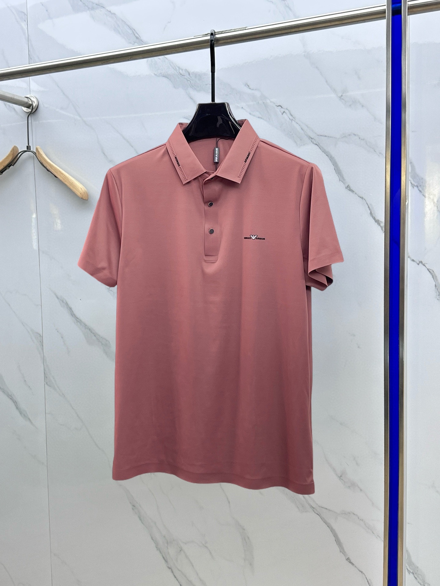 Armani Kleding Polo T-Shirt Groothandel imitatie ontwerper replica’s
 Wit Zomercollectie Korte mouw