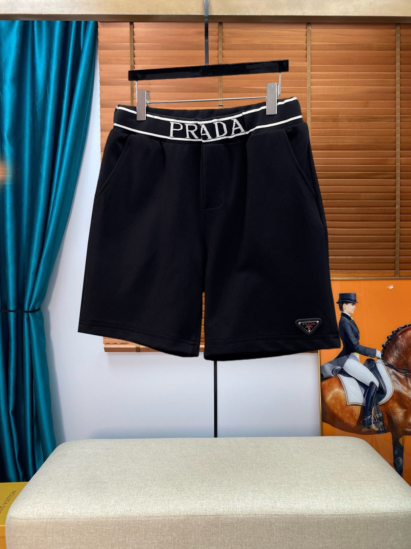 Copia feliz de alta calidad
 Prada Ropa Pantalones cortos Algodón Colección verano Casual