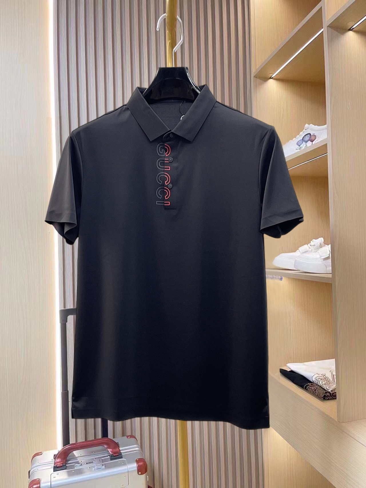 Gucci Kleidung Polo T-Shirt Weiß Sommerkollektion Kurzarm