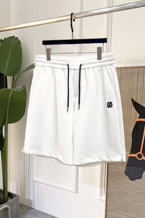 Zegna White Cotton Blend Shorts - Summer Casual Luxury 1 Zegna White Cotton Blend Shorts - Summer Casual Luxury