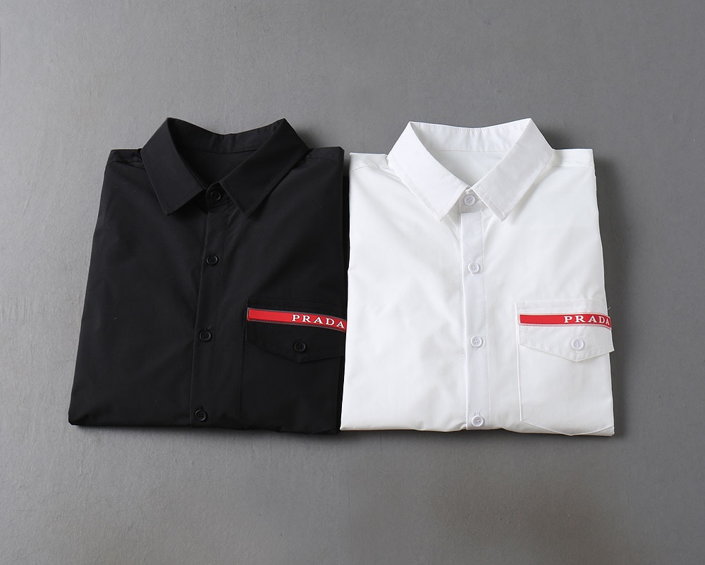 Prada 2025 Spring Men's Long Sleeve Casual Shirt - Premium Cotton 14 i1727346473 3928 3