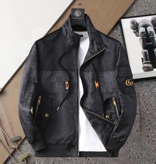 Gucci 2025 Spring New Men's Reversible Jacket - Stylish and Warm 1 Gucci 2025 Spring New Men's Reversible Jacket - Stylish and Warm