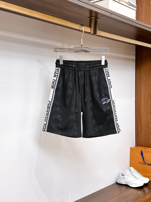 Dior 2025SS Men's Casual Shorts with Logo Trim - Comfortable & Stylish 1 Dior 2025SS Men's Casual Shorts with Logo Trim - Comfortable & Stylish