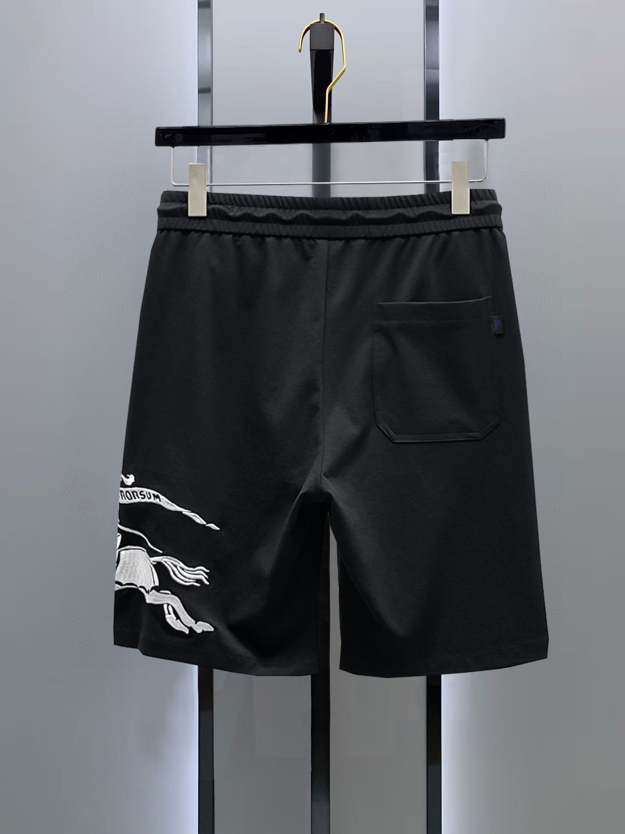 [Summer Shorts]Burberry Summer LOGO knitted sports casual shorts OS version ta