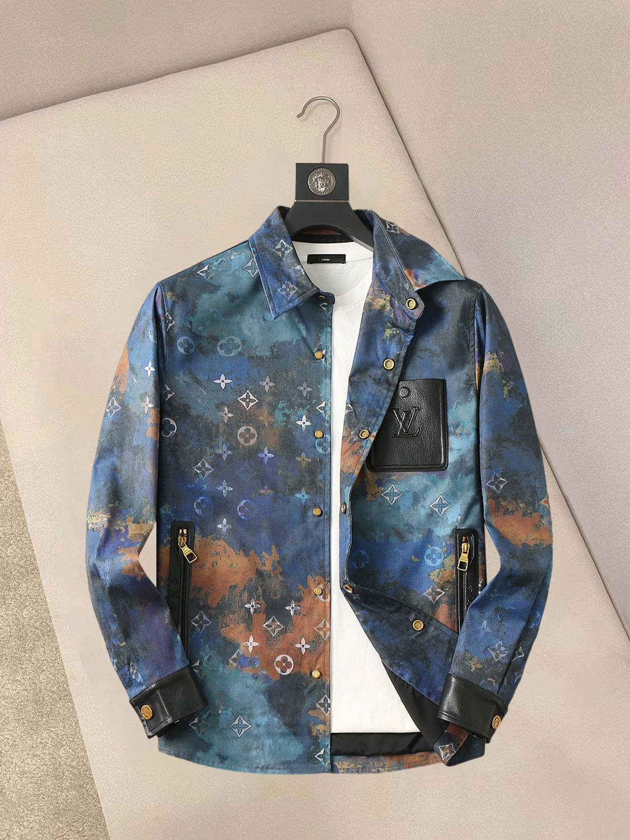 Louis Vuitton Leather Jacket 02049