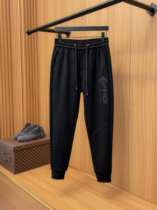 Fendi 2025 Fall/Winter Black Logo Lounge Pants - Comfortable & Stylish 1 Fendi 2025 Fall/Winter Black Logo Lounge Pants – Comfortable & Stylish