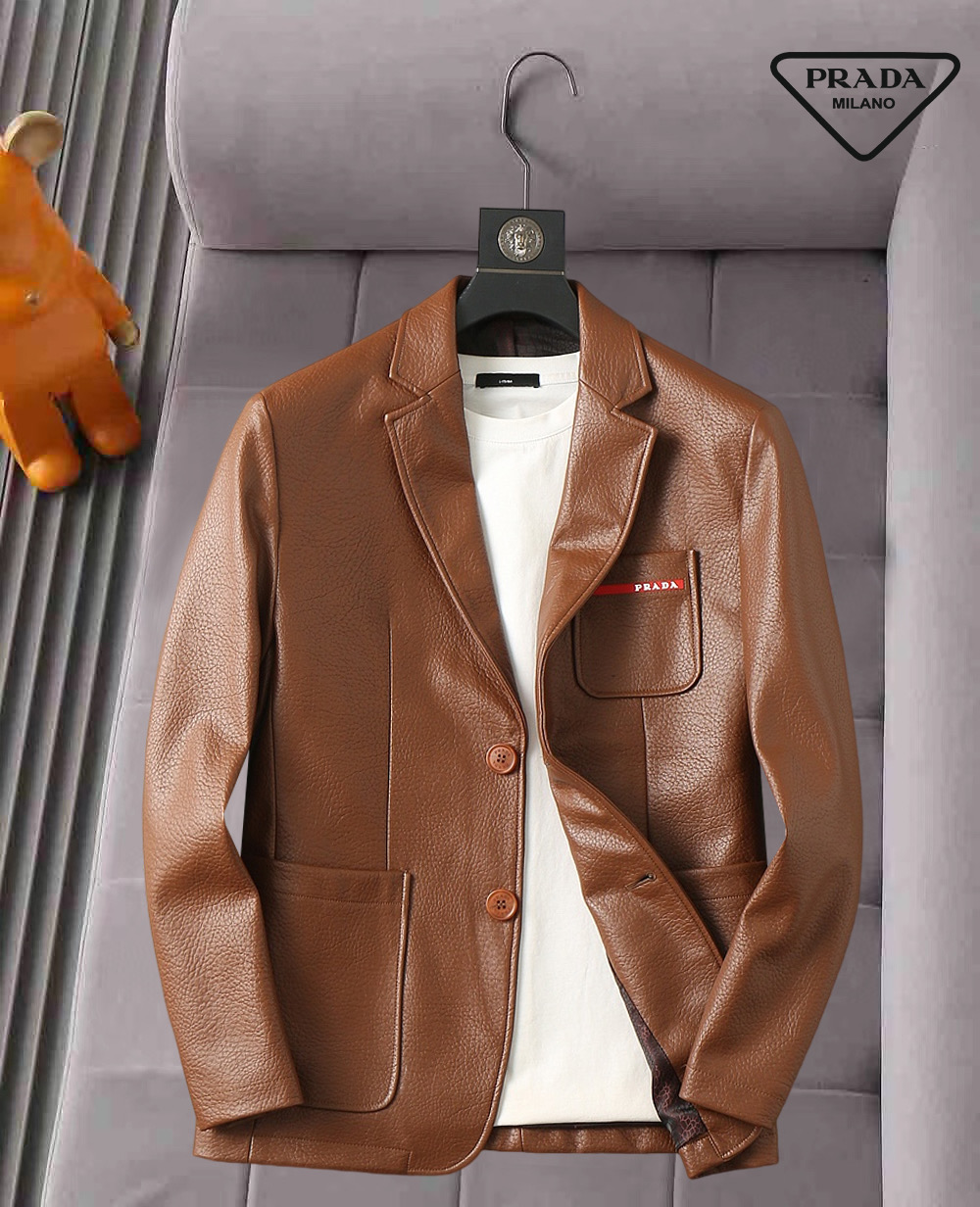 Prada Leather Jacket 06154