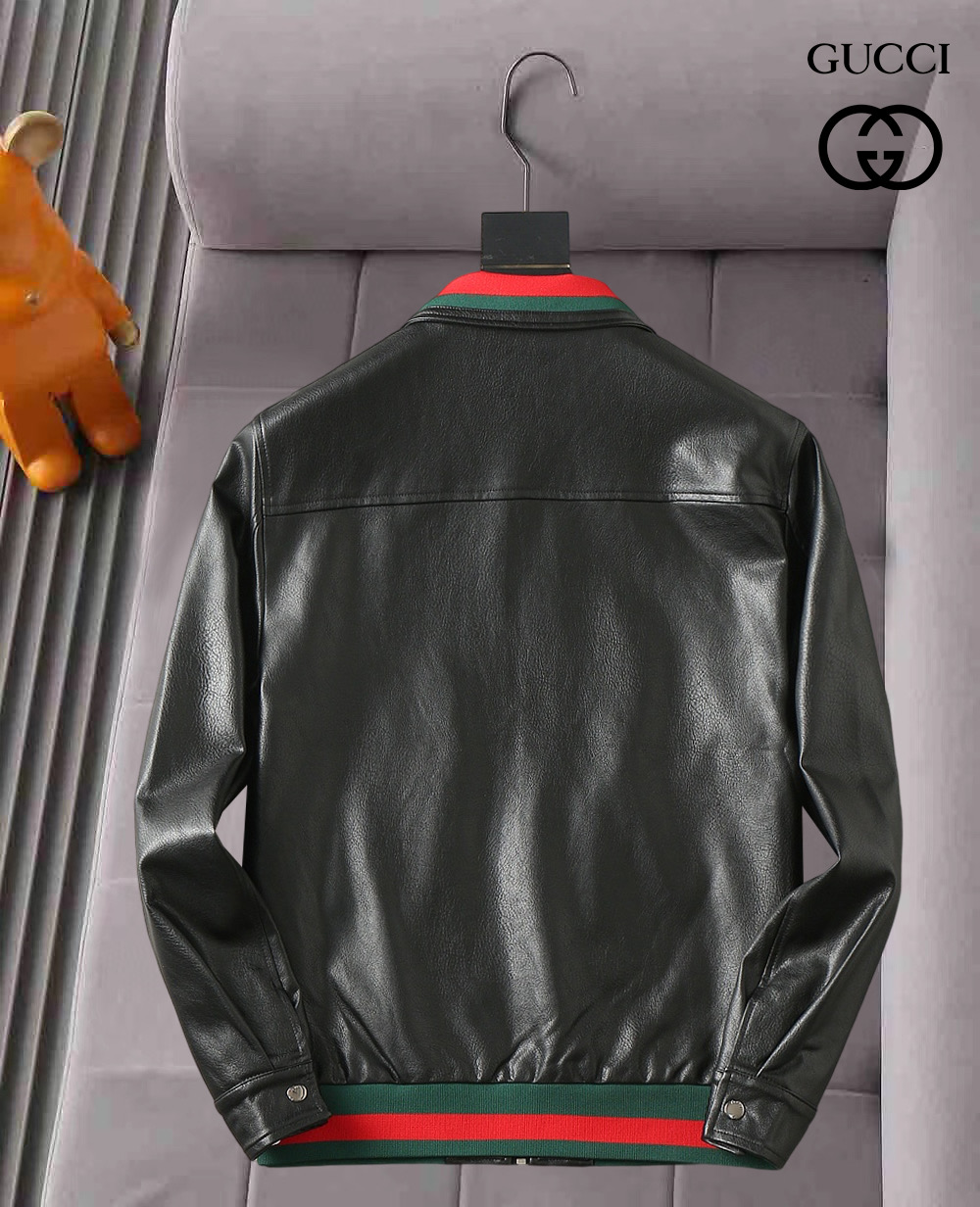 Alternative view of Leather Jacket 06158