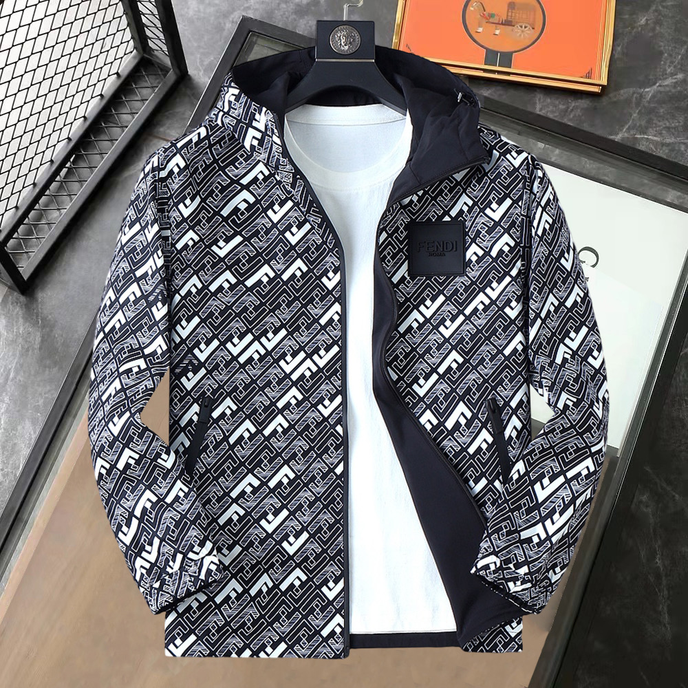 NO:737172,Fendi reversible, 2026 spring new jacket, the new product on the show is in perfect condition, comfortable and warm, complete with three labels, full and attractive color, very outstanding design, easily upgrades the fashion sense, extremely elegant and rigorous workmanship, neat and meticulous wiring!  A masterpiece from a famous designer!  The upper body does not look bloated and is super handsome!  Available sizes M ~ XXXL,,fendi,jackets & coats,jackets & coats,19860909芬迪 双面穿,2026开春新款夹克外套,秀场新品品相非常完美,舒适保暖,三标齐全色泽饱满诱人,非常出彩的设计,轻松将时髦感进阶,做工极为考究严谨,走线工整细致！大牌设计师巨作！上身不显臃肿、超级帅气！现货码数M ～ XXXL,,fendi,jackets & coats,jackets & coats,,Men's clothing