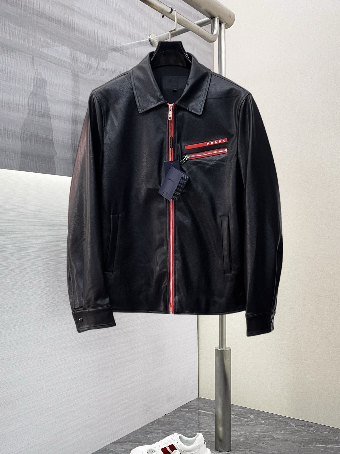Prada Leather Jacket 08971