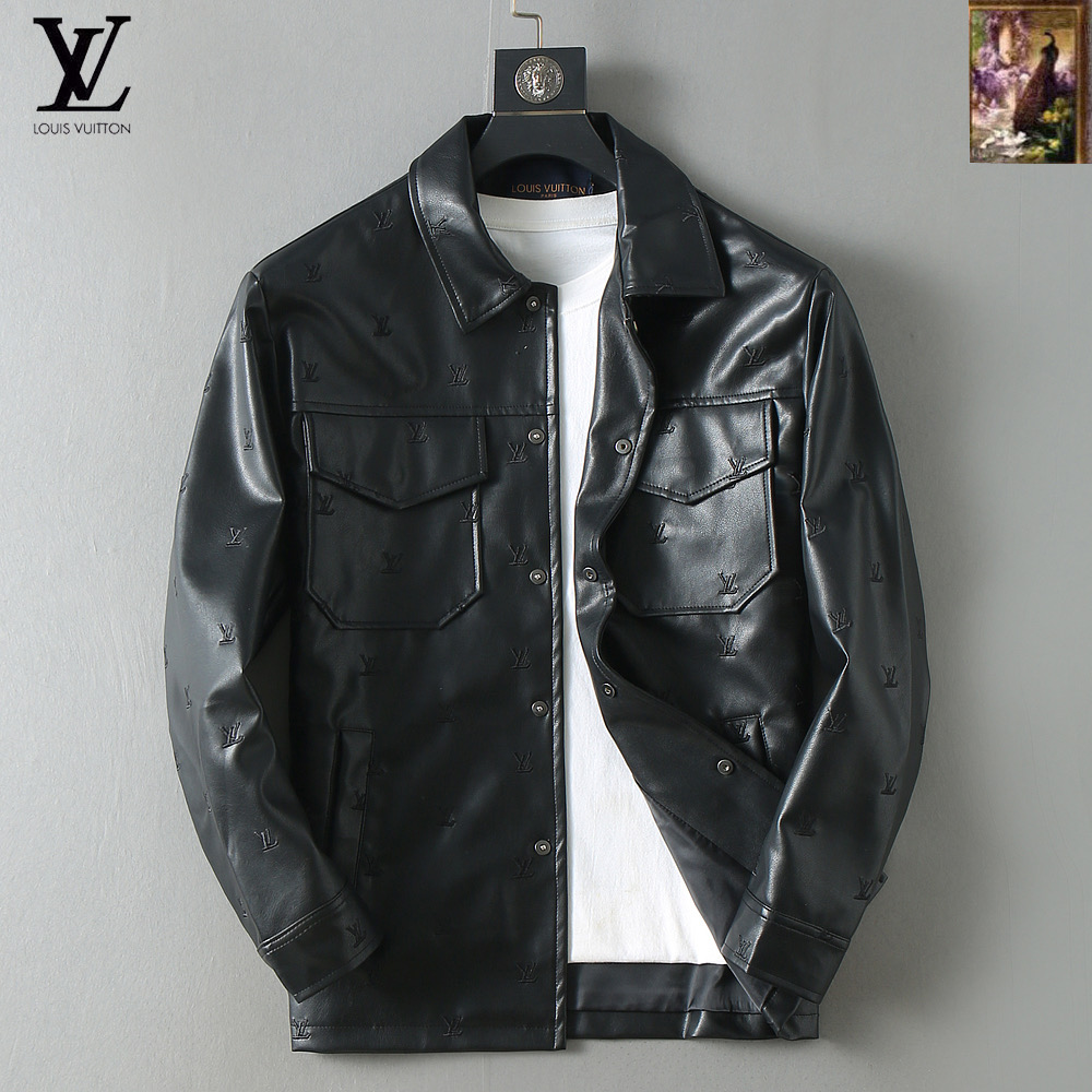 Louis Vuitton Leather Jacket 03496