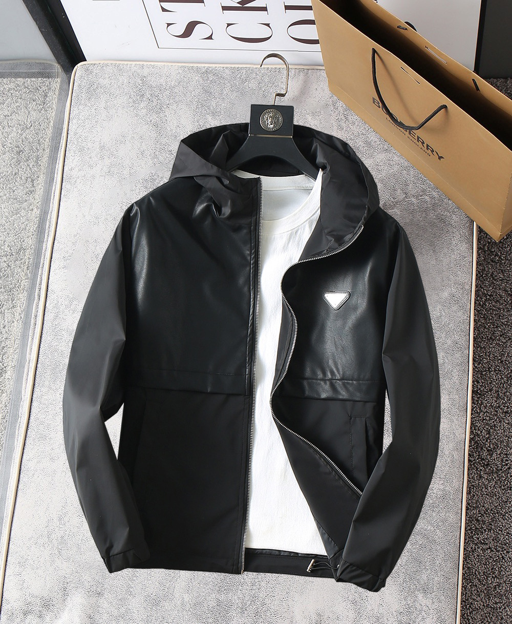 NO:762012,Same style as Prada official website, on sale simultaneously!  2026 new spring men's leather jackets, high-end version with complete three-standard original order!  Custom-made fabrics at the counter are highly breathable and comfortable, with impeccable details and brand element design concepts, reflecting high quality. It feels delicate and soft!  It presents a casual cut and the upper body shape is awesome!  Sizes M～3XL can be worn up to 200 pounds, please state your height and weight when placing an order.,,prada,jackets & coats,jackets & coats,leather jacket,19860909普拉达 官网同款,同步发售！2026开春新款男士夹克皮衣外套,原单三标齐全高端版本！专柜定制面料 透气舒适度高,细节无可挑剔,品牌元素设计理念,体现高品质.手感细腻柔软！呈现休闲裁剪,上身版型超赞！码数M～3XL最大穿200斤,下单报身高体重.,,prada,jackets & coats,jackets & coats,leather jacket,,Men's clothing