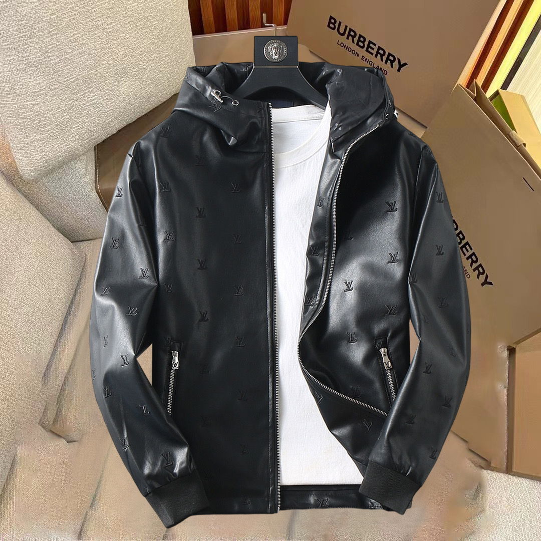 Louis Vuitton Leather Jacket 09104