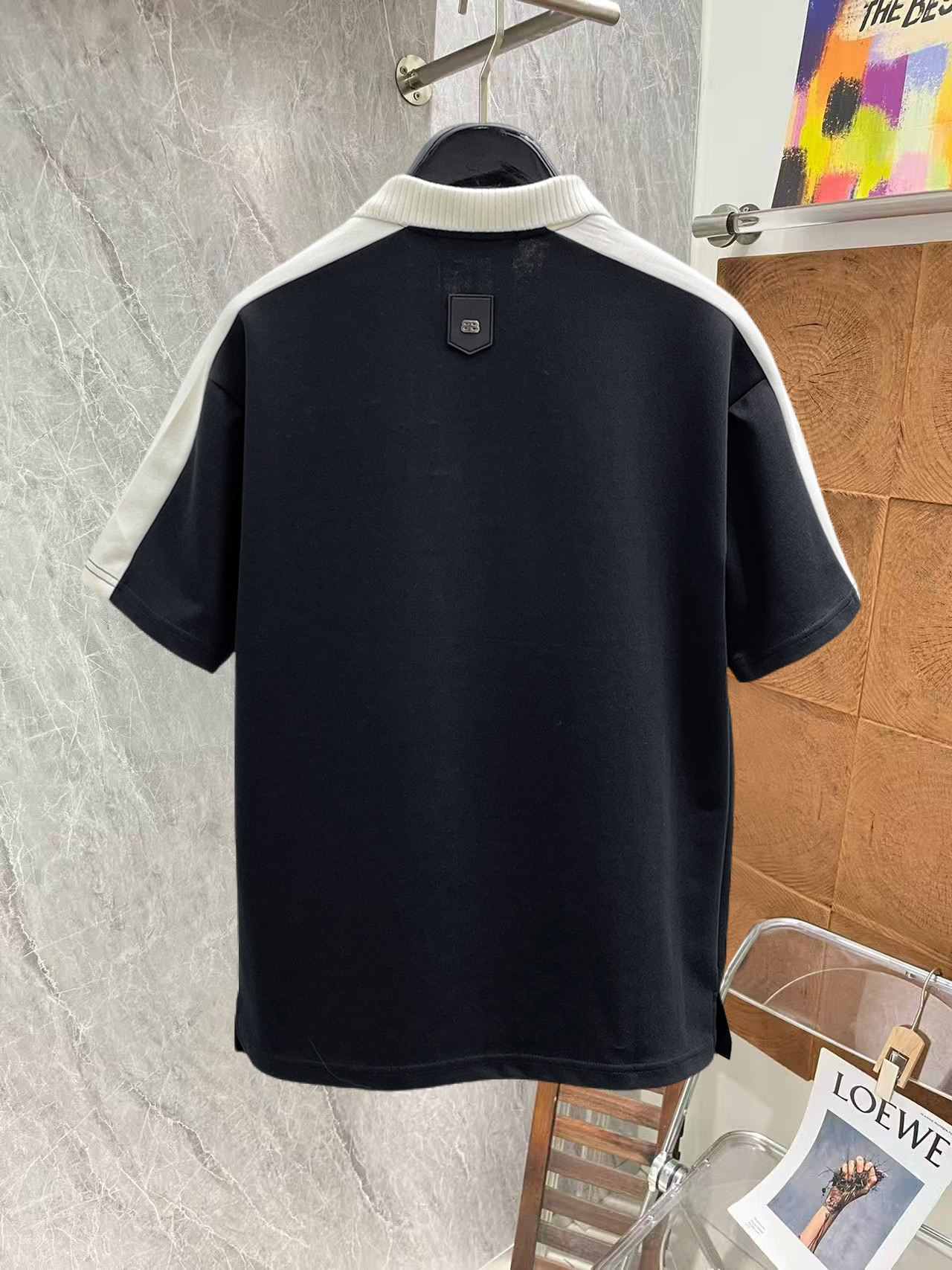 Balenciaga 巴黎世家 2026ss夏季新款字母logo男士翻领Polo衫 商务男款 高端男装的天花板级别的商务男款 简约 不失优雅