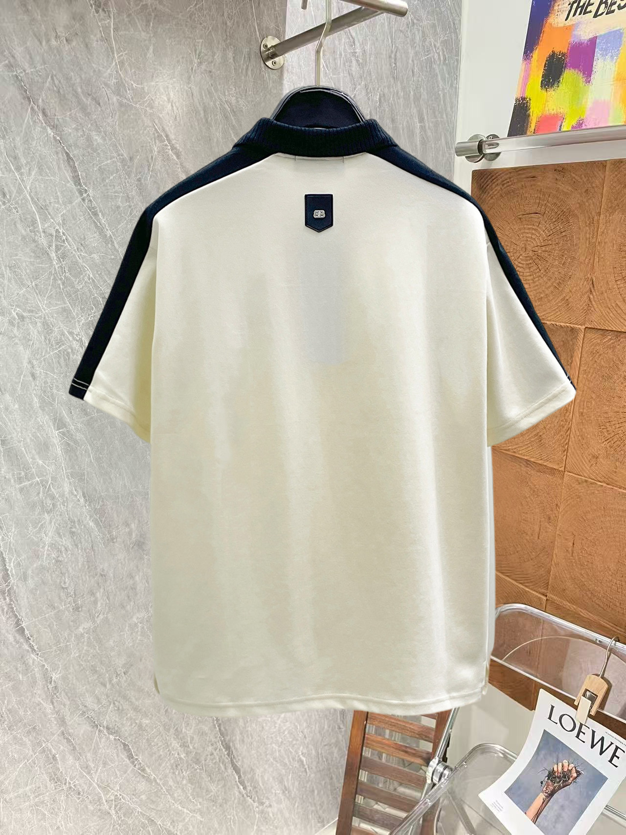 Balenciaga 巴黎世家 2026ss夏季新款字母logo男士翻领Polo衫 商务男款 高端男装的天花板级别的商务男款 简约 不失优雅