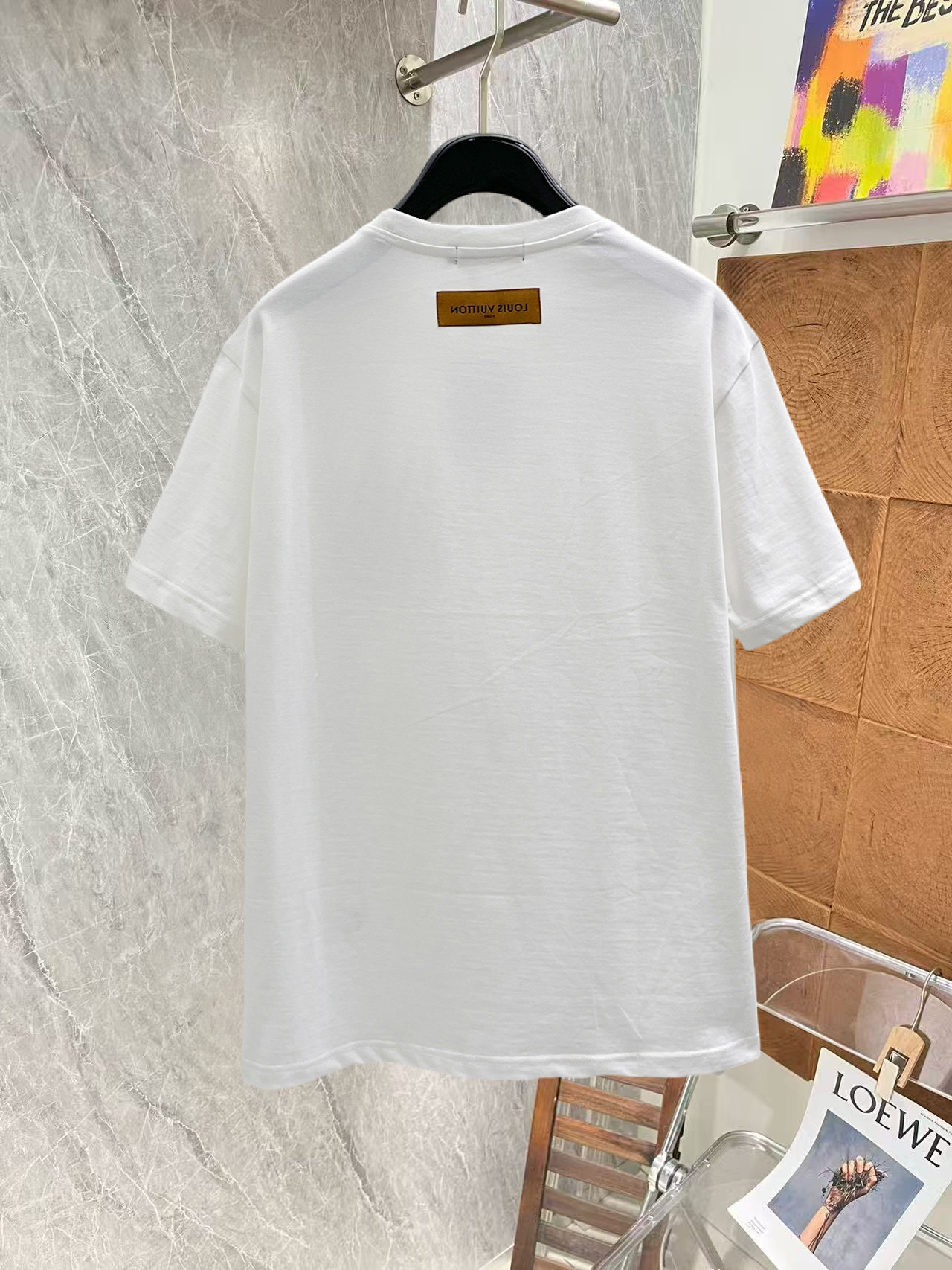 Louis Vuitton LV 2026ss夏季新款发布 圆领短袖T恤 纯棉短袖 穿上就是舒适自在又显瘦的存在