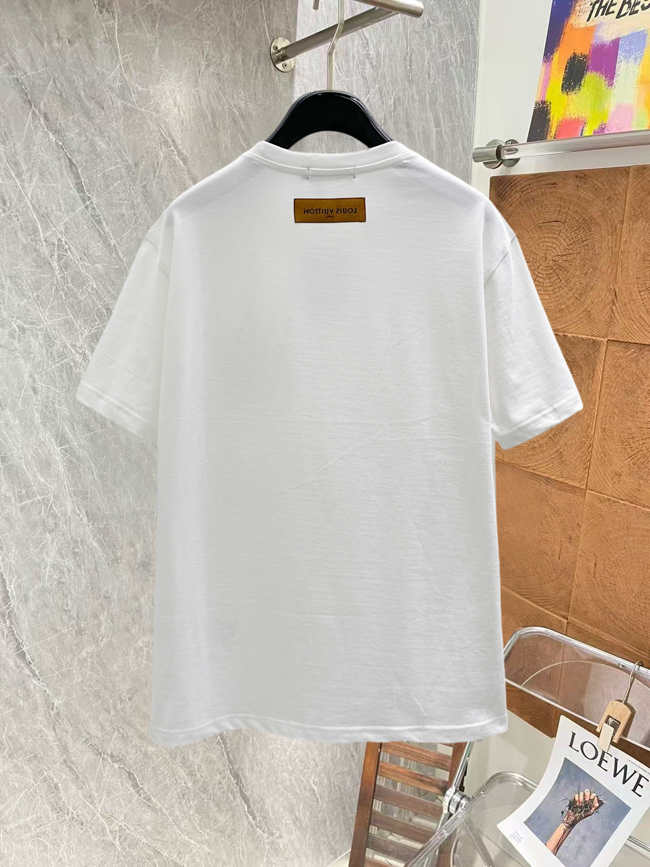 Louis Vuitton LV 2026ss夏季新款发布 圆领短袖T恤 纯棉短袖 穿上就是舒适自在又显瘦的存在
