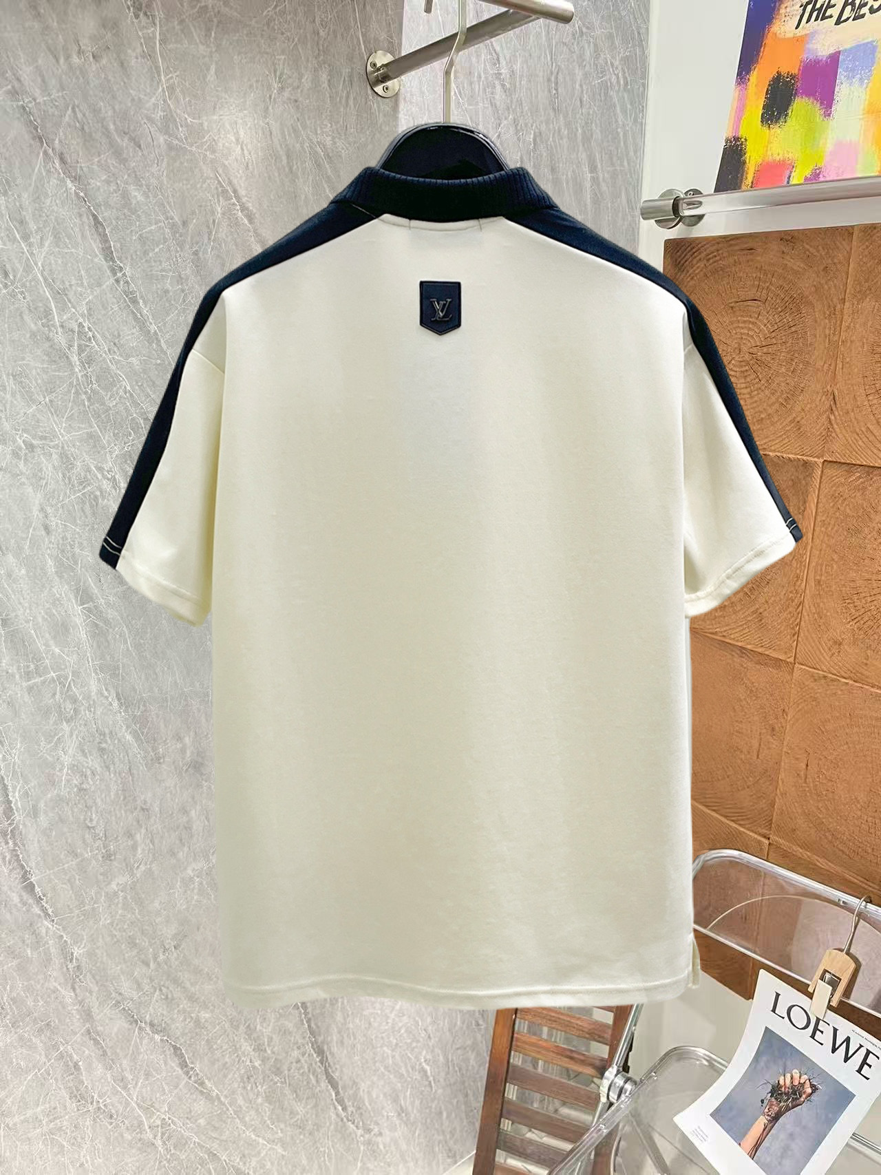 Louis Vuitton LV 2026ss夏季新款字母logo男士翻领Polo衫 商务男款 高端男装的天花板级别的商务男款 简约 不失优雅
