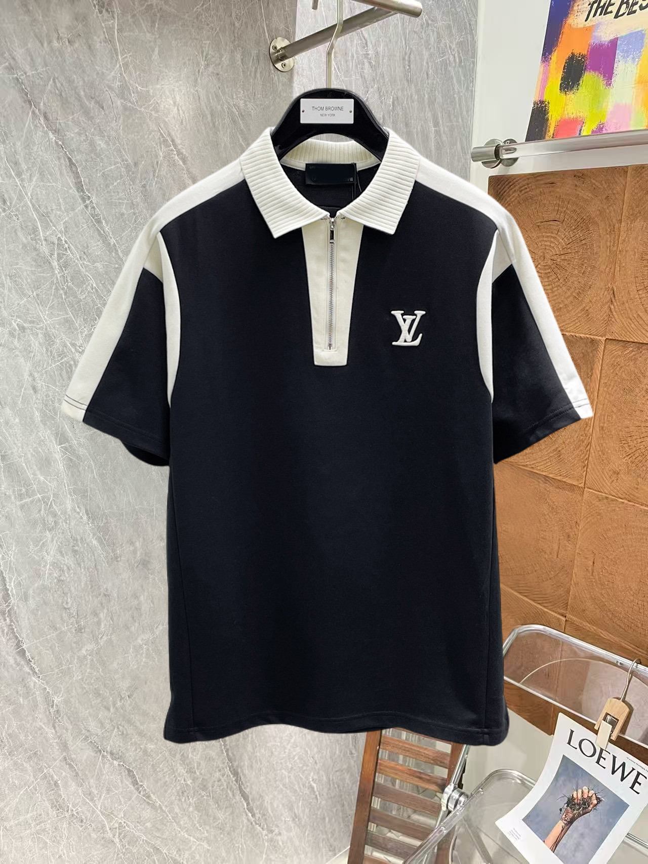 Louis Vuitton LV 2026ss夏季新款字母logo男士翻领Polo衫 商务男款 高端男装的天花板级别的商务男款 简约 不失优雅