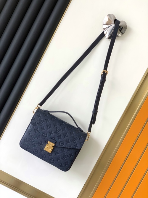 Louis Vuitton Blue Leather Crossbody Bag M47142 - Designer Handbag 1 Louis Vuitton Blue Leather Crossbody Bag M47142 - Designer Handbag