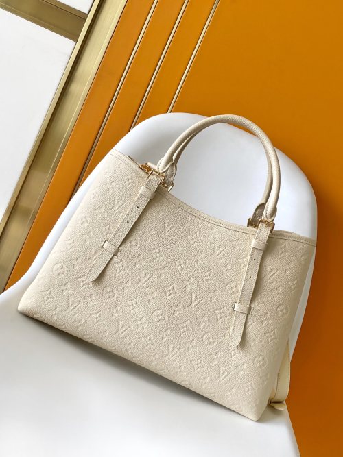 Elegant Large Louis Vuitton OnTheGo Tote, Iconic Embossed Leather, Versatile Design 1 Elegant Large Louis Vuitton OnTheGo Tote, Iconic Embossed Leather, Versatile Design