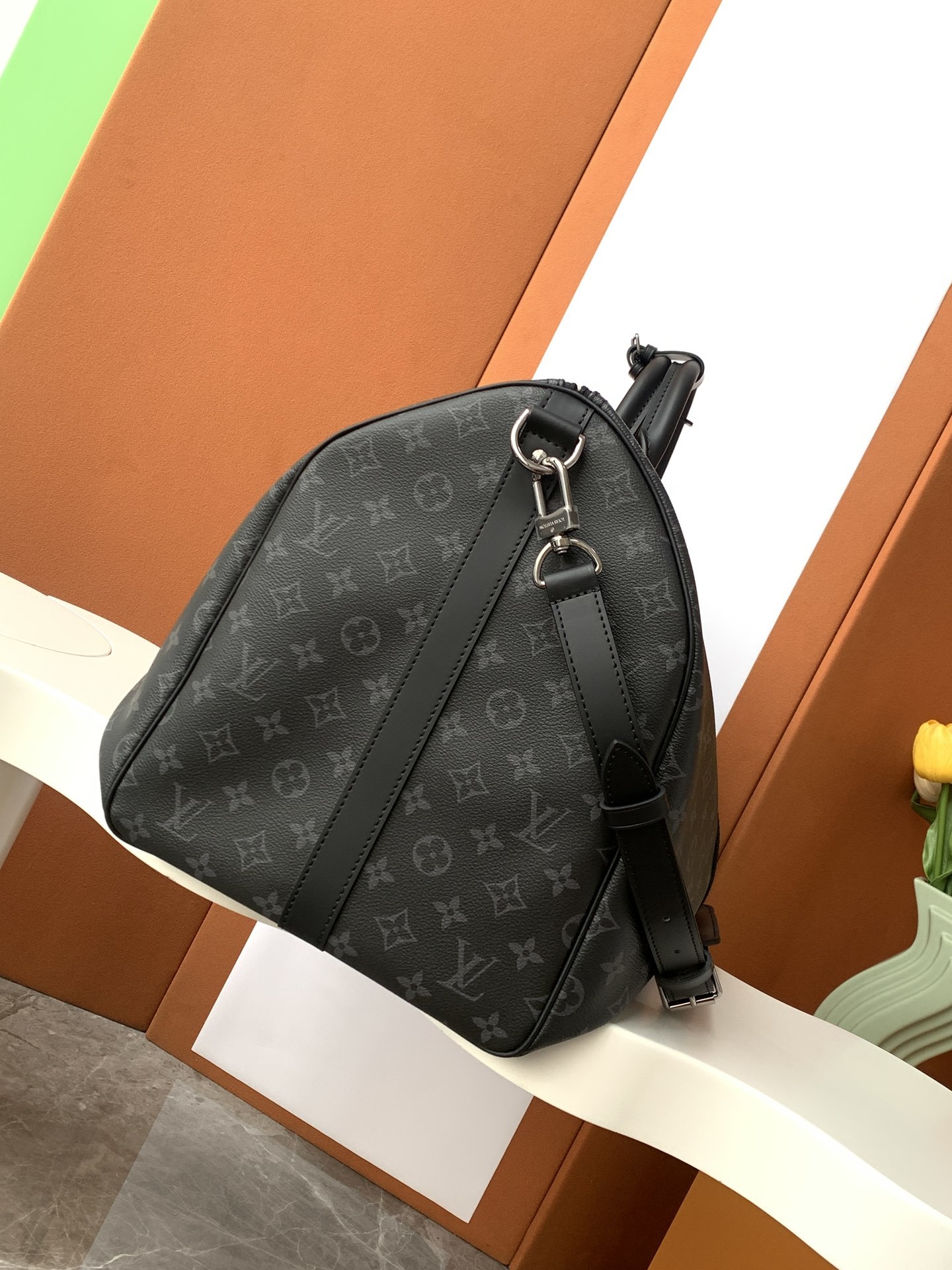 Keepall 55 旅行袋【特级加强版】型号: M40605皮料: 是意大利A级皮料五金: 采用进口A