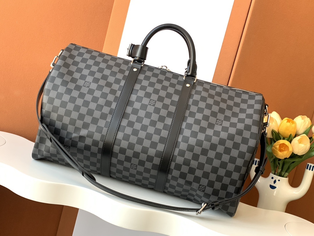 Keepall 50 旅行袋【特级加强版】型号: N41416皮料: 是意大利A级皮料五金: 采用进口A